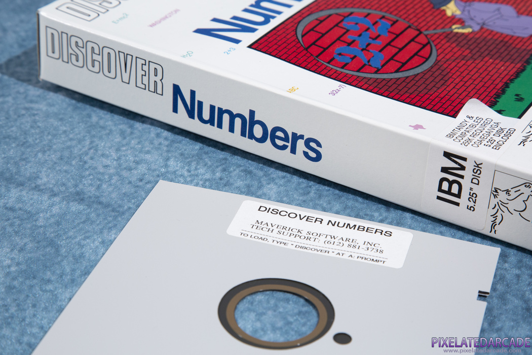 Discover Numbers Cover Art: Box and Disk Discover Numbers Cover Art: Box and Disk