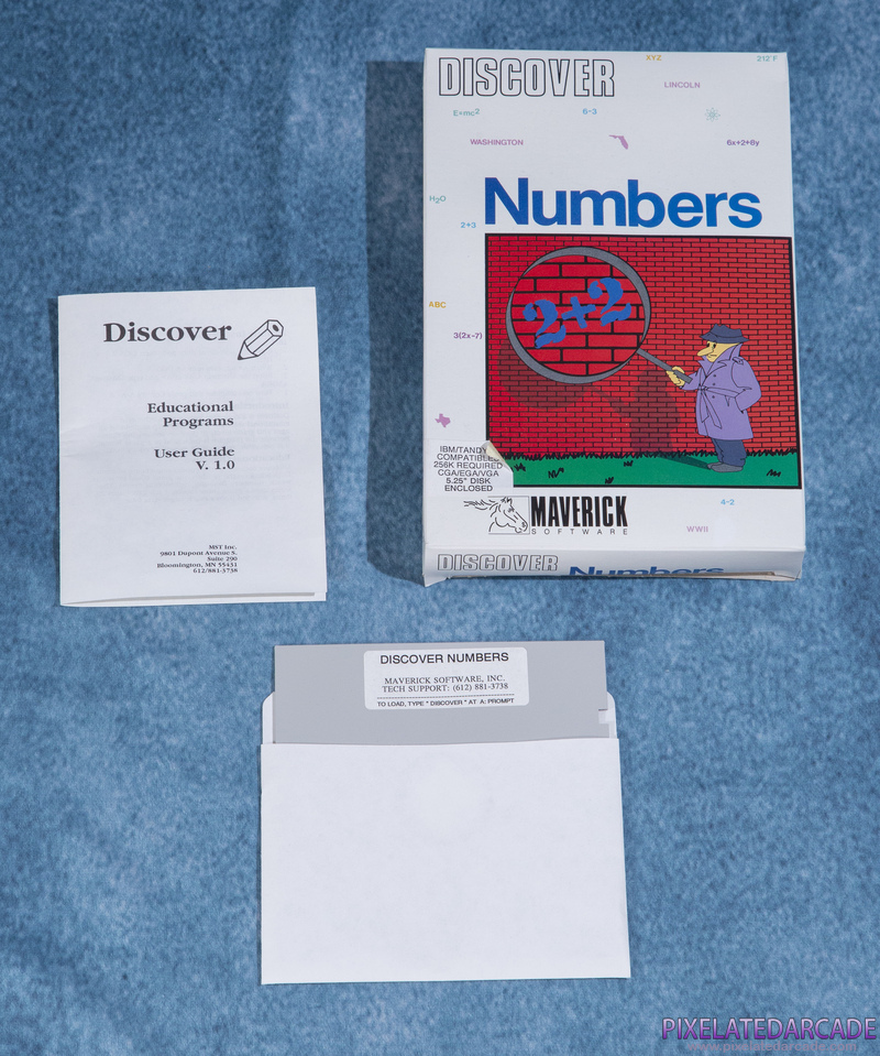 Discover Numbers Cover Art: Box and Contents Discover Numbers Cover Art: Box and Contents