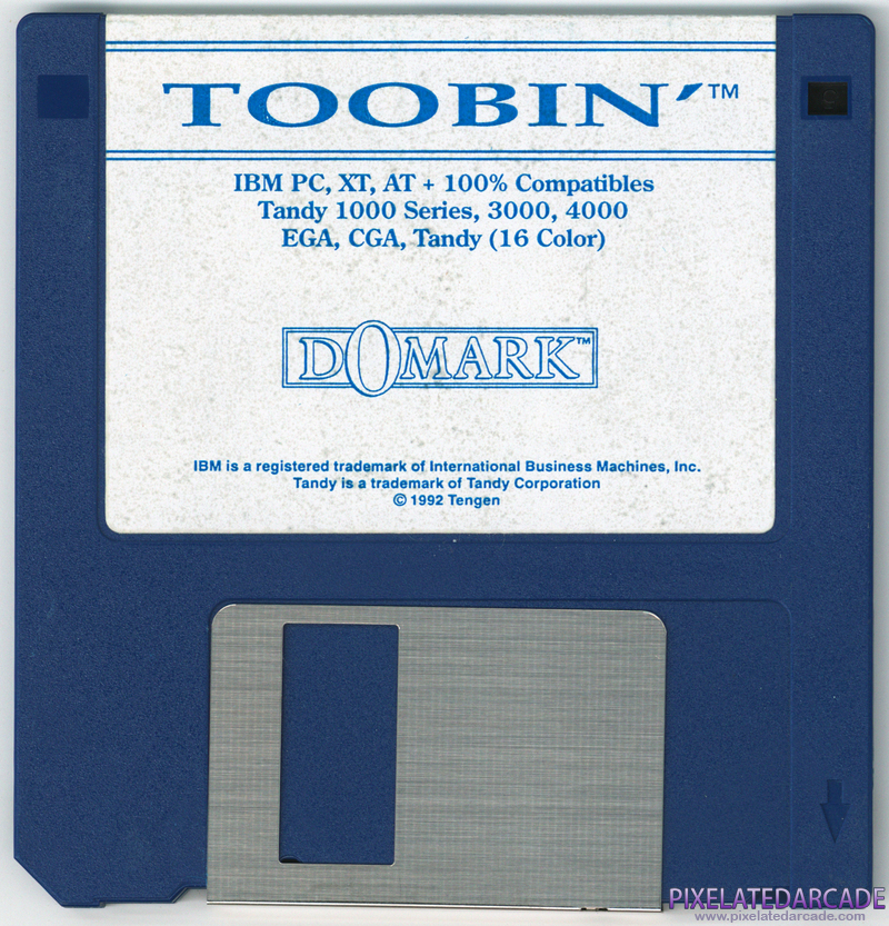 Tengen's Arcade Hits Cover Art: Toobin - Front Tengen's Arcade Hits Cover Art: Toobin - Front