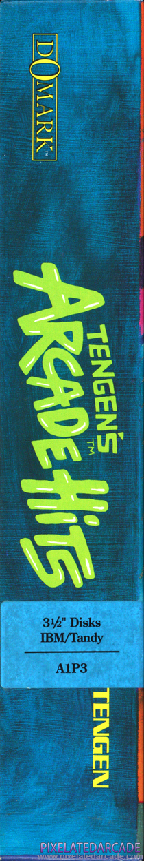 Tengen's Arcade Hits Cover Art: Left Spine Tengen's Arcade Hits Cover Art: Left Spine