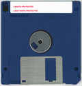Media (3.5" Disk) - Hard Drivin' II - Back