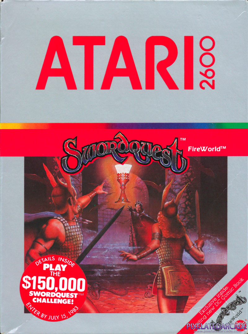 Swordquest: FireWorld Cover Art: Swordquest: FireWorld Cover Art: