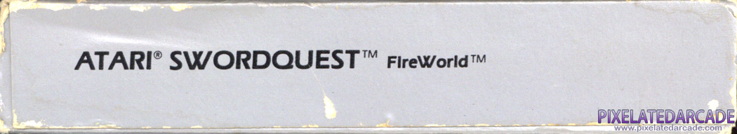 Swordquest: FireWorld Cover Art: Bottom Spine Swordquest: FireWorld Cover Art: Bottom Spine