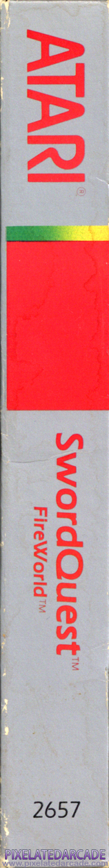 Swordquest: FireWorld Cover Art: Left Spine Swordquest: FireWorld Cover Art: Left Spine
