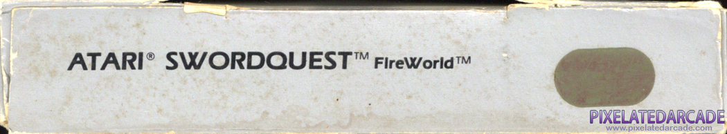 Swordquest: FireWorld Cover Art: Top Spine Swordquest: FireWorld Cover Art: Top Spine