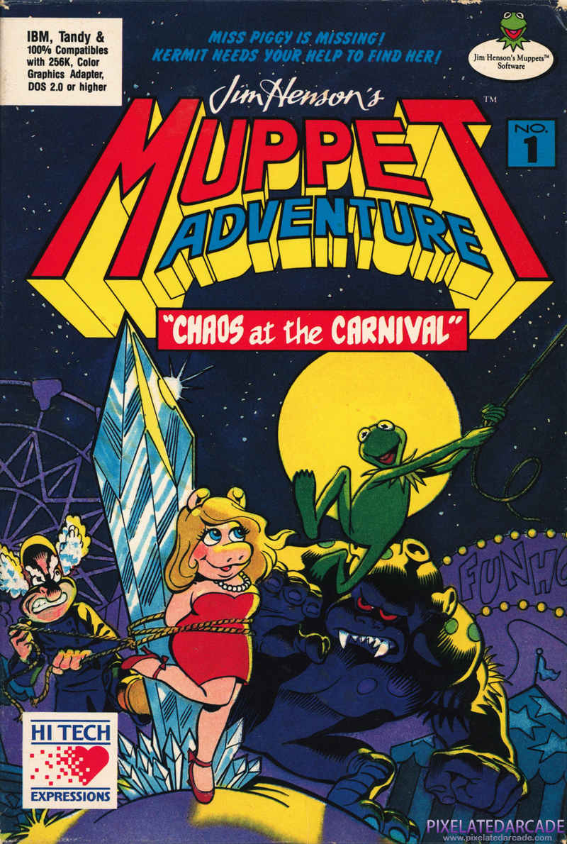 Jim Henson's Muppet Adventure No. 1: "Chaos at the Carnival" Cover Art: Jim Henson's Muppet Adventure No. 1: "Chaos at the Carnival" Cover Art: