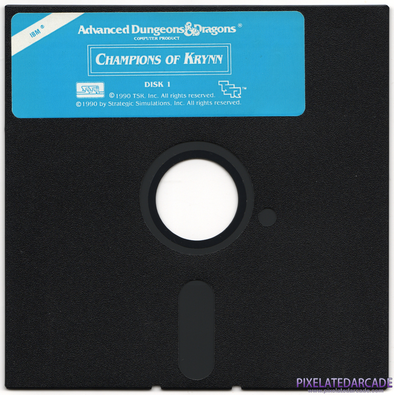 Champions of Krynn Cover Art: Disk 1 of 4 Champions of Krynn Cover Art: Disk 1 of 4