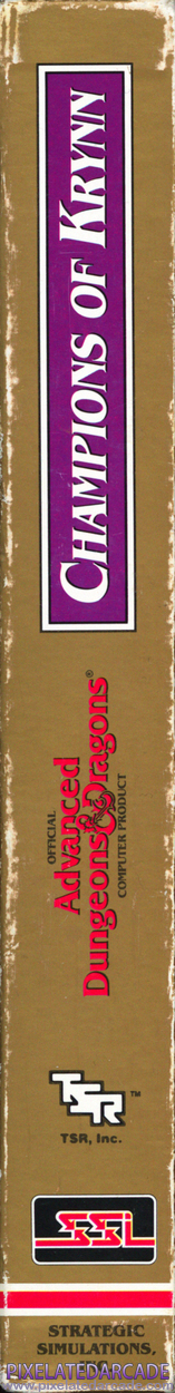 Champions of Krynn Cover Art: Right Spine Champions of Krynn Cover Art: Right Spine