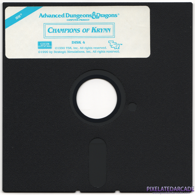 Champions of Krynn Cover Art: Disk 4 of 4 Champions of Krynn Cover Art: Disk 4 of 4