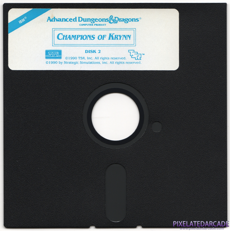 Champions of Krynn Cover Art: Disk 2 of 4 Champions of Krynn Cover Art: Disk 2 of 4