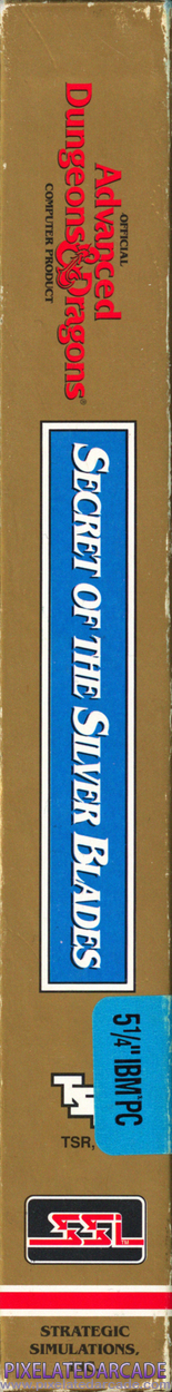 Secret of the Silver Blades Cover Art: Left Spine Secret of the Silver Blades Cover Art: Left Spine