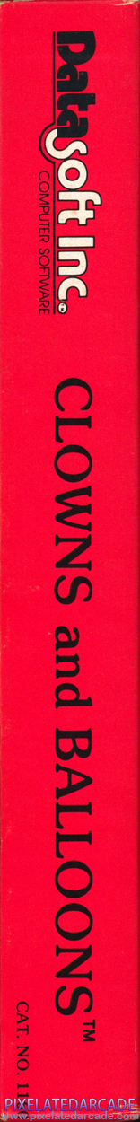 Clowns and Balloons Cover Art: Left Spine Clowns and Balloons Cover Art: Left Spine