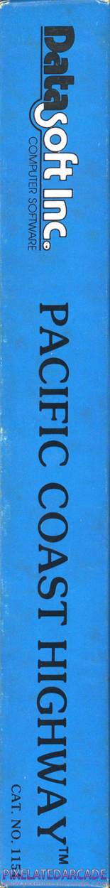 Pacific Coast Highway Cover Art: Left Spine