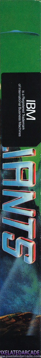 Aliants: The Desperate Battle For Earth! Cover Art: Left Spine Aliants: The Desperate Battle For Earth! Cover Art: Left Spine