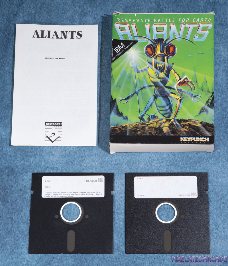 Aliants: The Desperate Battle For Earth! Cover Art: Box and Contents Aliants: The Desperate Battle For Earth! Cover Art: Box and Contents