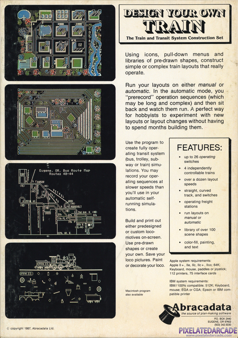 Design Your Own Train Cover Art: 