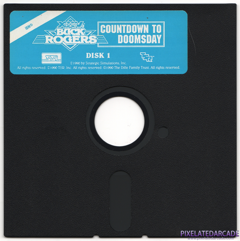 Buck Rogers: Countdown to Doomsday Cover Art: Disk 1 of 3
