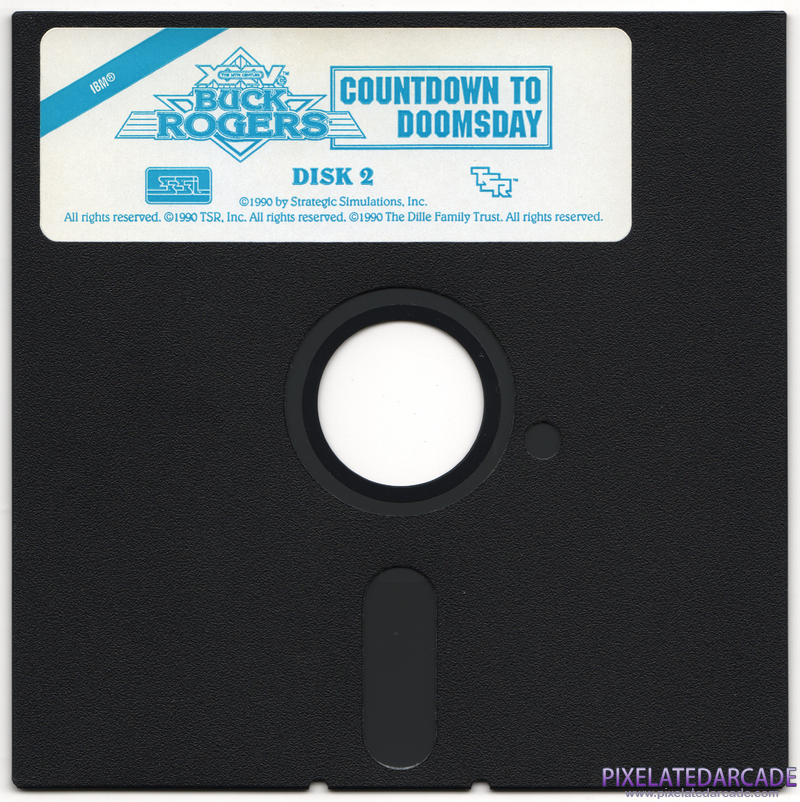 Buck Rogers: Countdown to Doomsday Cover Art: Disk 2 of 3