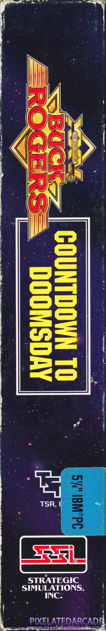 Buck Rogers: Countdown to Doomsday Cover Art: Left Spine