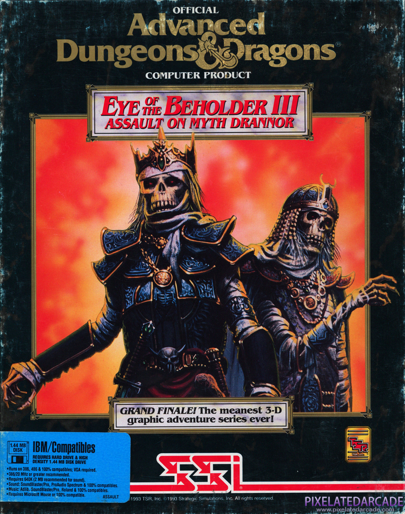 Eye of the Beholder III: Assault on Myth Drannor Cover Art: Eye of the Beholder III: Assault on Myth Drannor Cover Art: