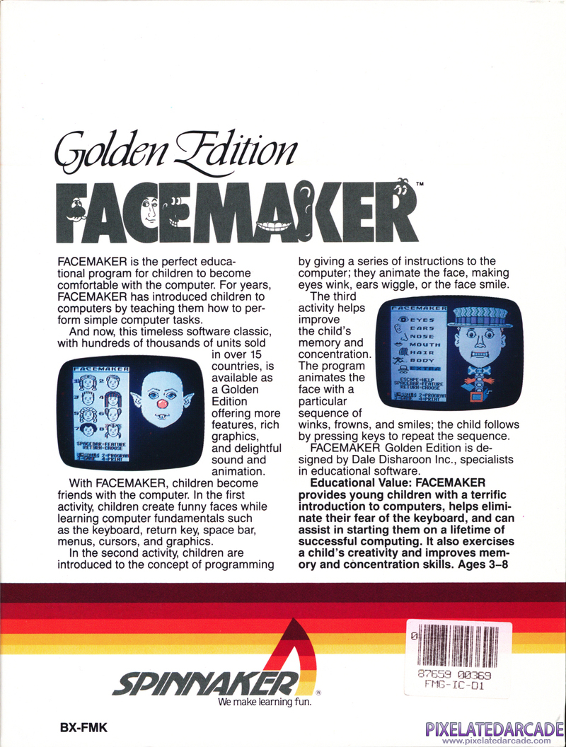 FaceMaker: Golden Edition Cover Art: 