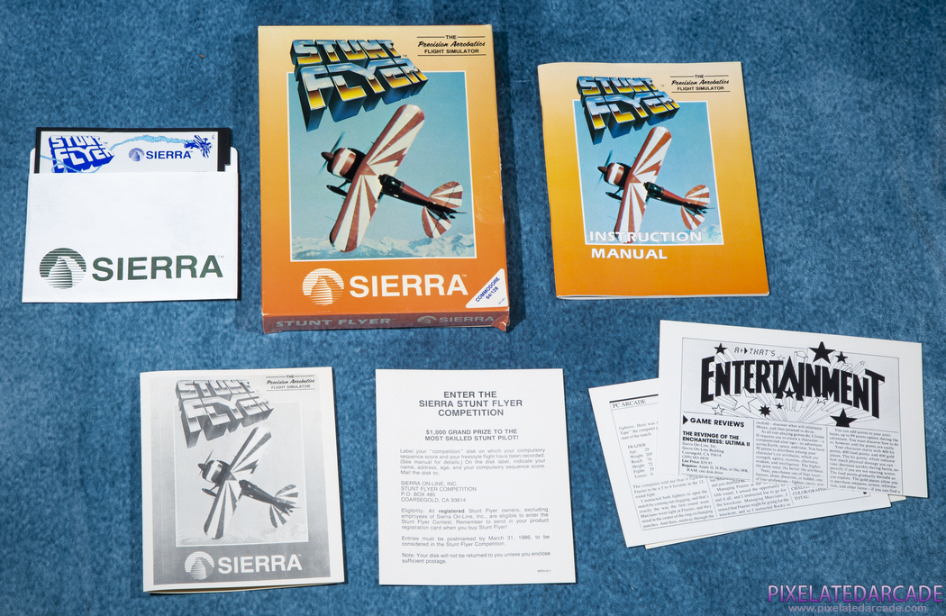 Stunt Flyer Cover Art: Box and Contents Stunt Flyer Cover Art: Box and Contents