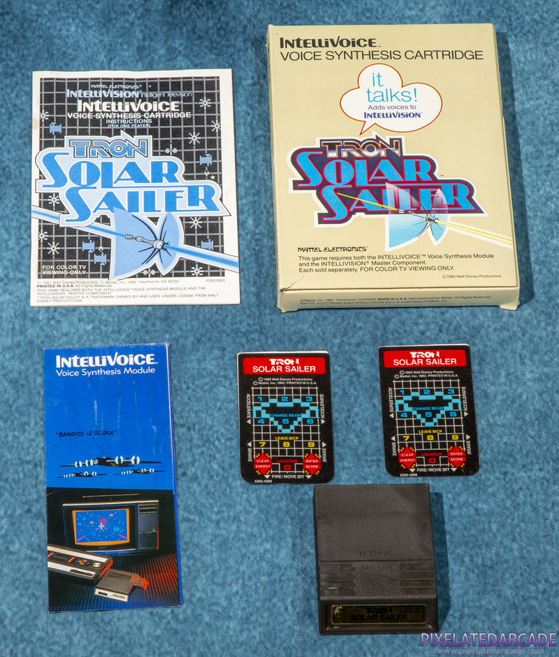 TRON: Solar Sailer Cover Art: Box and Contents TRON: Solar Sailer Cover Art: Box and Contents
