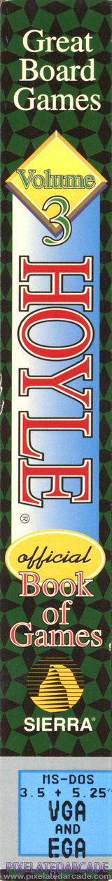 Hoyle: Official Book of Games - Volume 3: Great Board Games Cover Art: Left Spine Hoyle: Official Book of Games - Volume 3: Great Board Games Cover Art: Left Spine