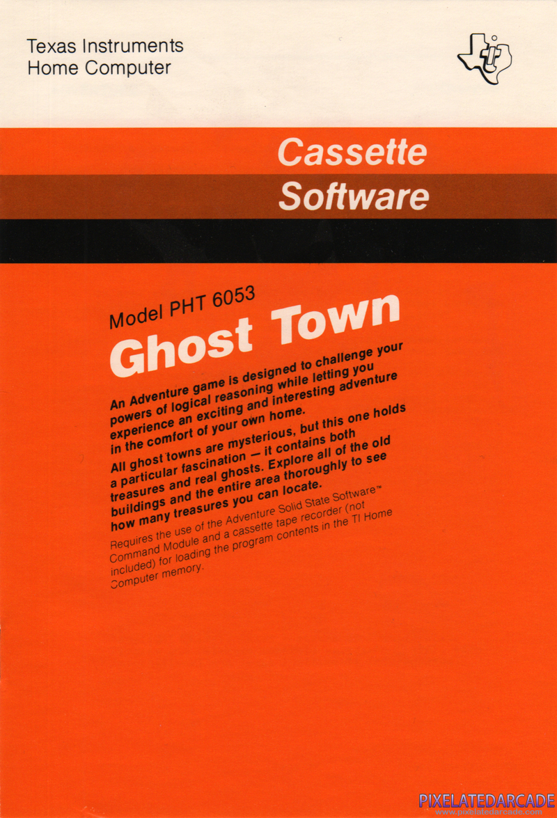 Ghost Town Cover Art: Front