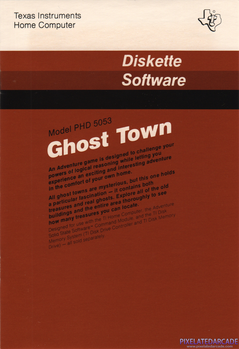 Ghost Town Cover Art: Front