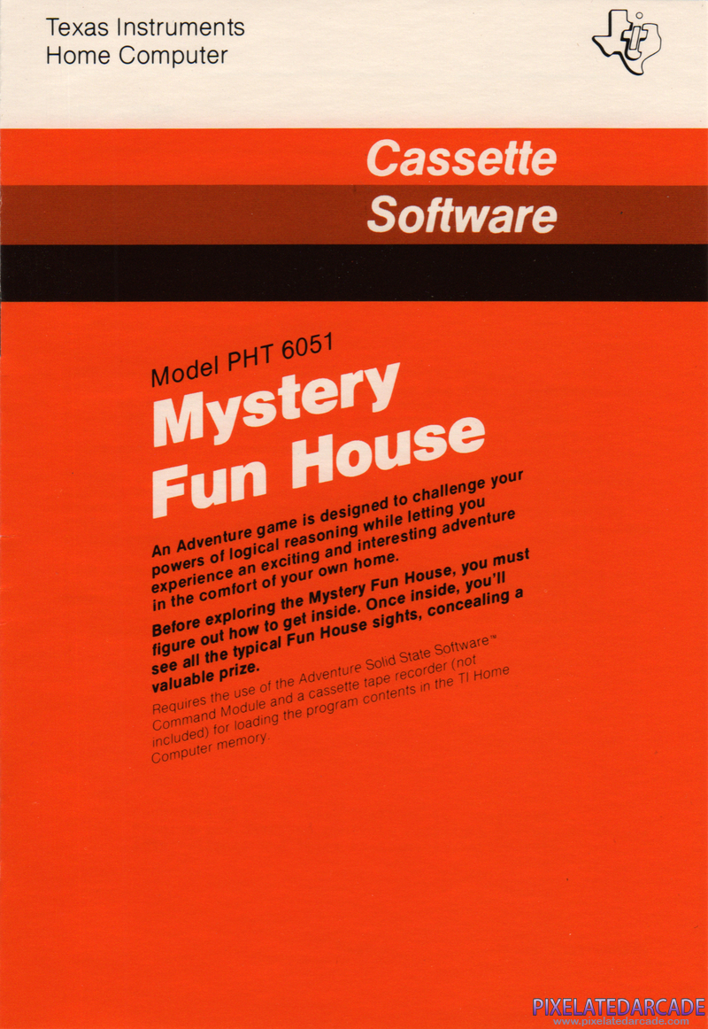 Mystery Fun House Cover Art: Front Mystery Fun House Cover Art: Front