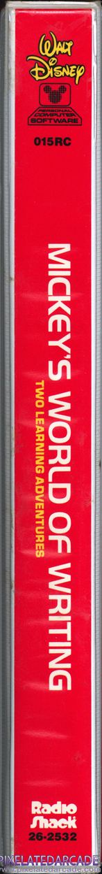 Mickey's World of Writing Cover Art: Left Spine Mickey's World of Writing Cover Art: Left Spine