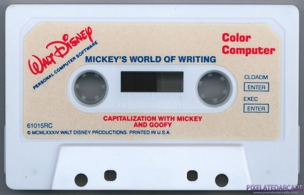 Mickey's World of Writing Cover Art: Back Mickey's World of Writing Cover Art: Back