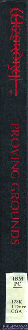 Wizardry: Proving Grounds of the Mad Overlord Cover Art: Left Spine Wizardry: Proving Grounds of the Mad Overlord Cover Art: Left Spine