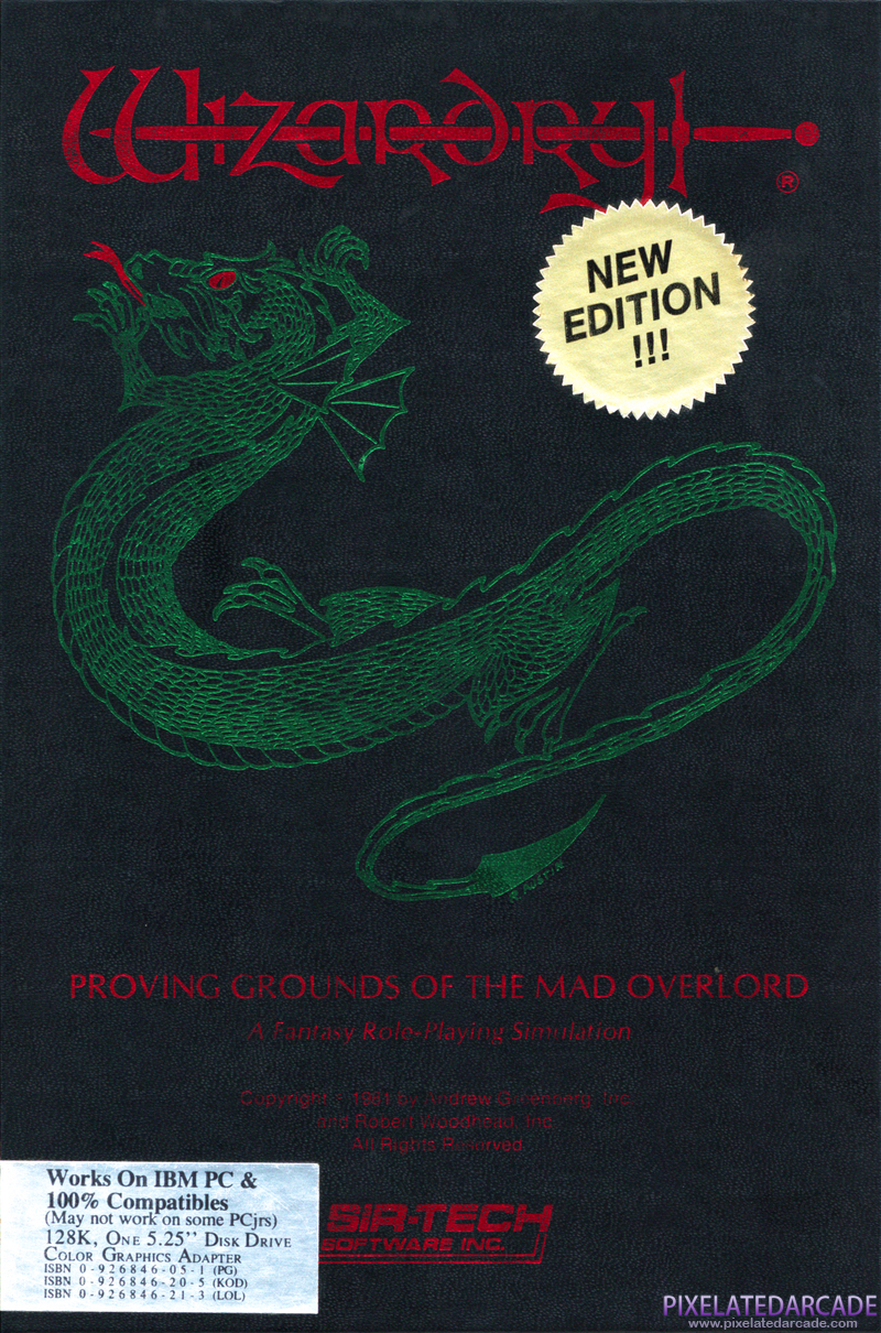Wizardry: Proving Grounds of the Mad Overlord Cover Art: Wizardry: Proving Grounds of the Mad Overlord Cover Art: