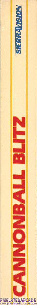 Cannonball Blitz Cover Art: Right Spine Cannonball Blitz Cover Art: Right Spine