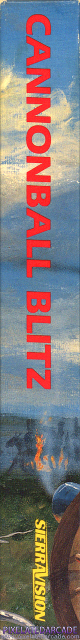 Cannonball Blitz Cover Art: Left Spine