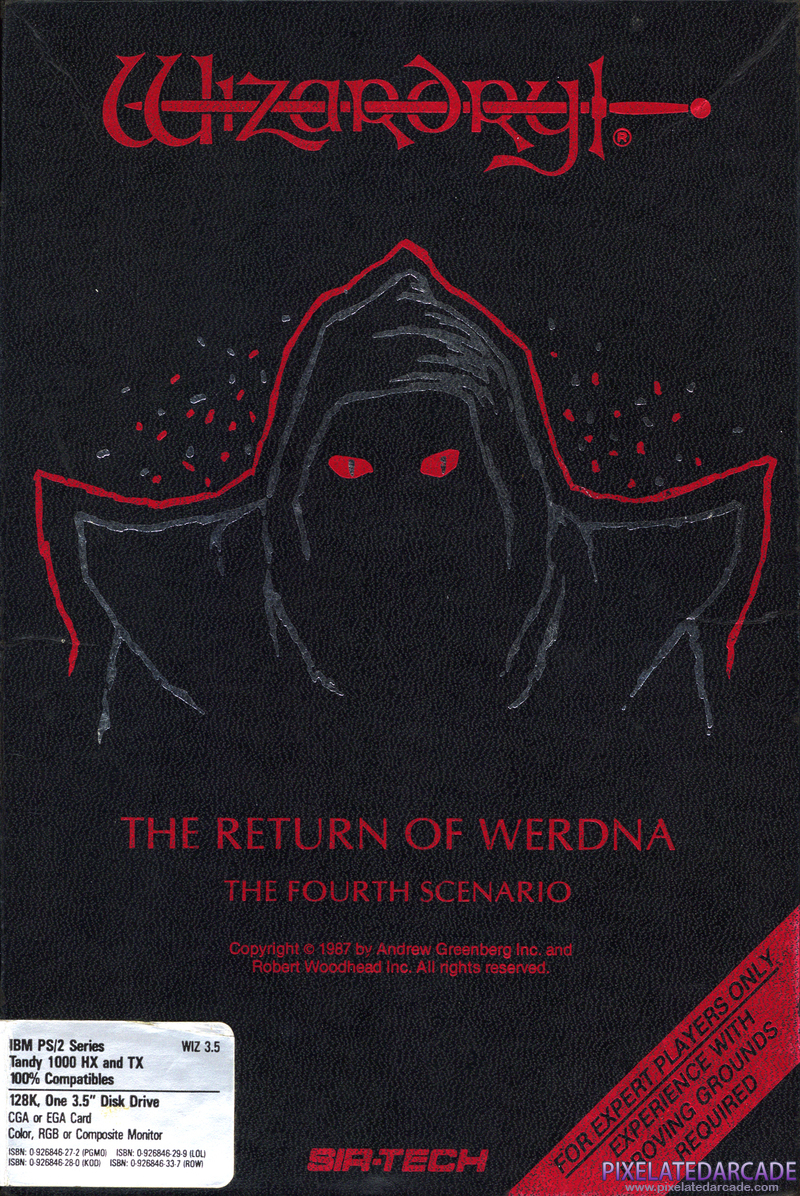 Wizardry: The Return of Werdna - The Fourth Scenario Cover Art: Wizardry: The Return of Werdna - The Fourth Scenario Cover Art: