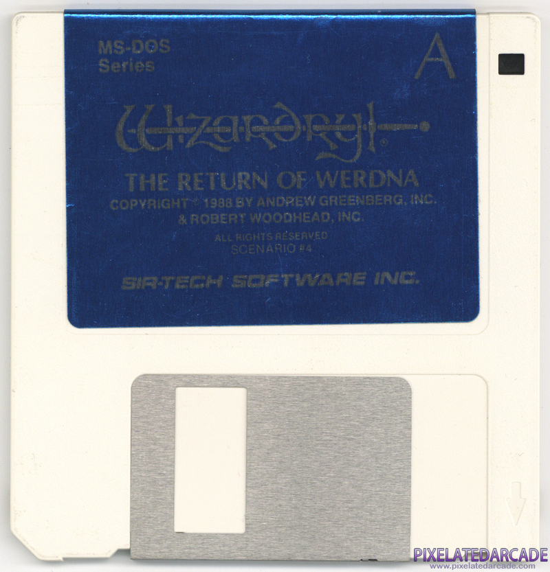 Wizardry: The Return of Werdna - The Fourth Scenario Cover Art: Front Wizardry: The Return of Werdna - The Fourth Scenario Cover Art: Front