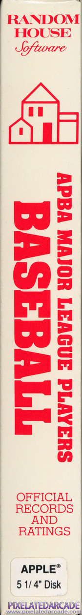 APBA Major League Players Baseball: 1989 Master Edition Cover Art: 1988 Statistics APBA Major League Players Baseball: 1989 Master Edition Cover Art: 1988 Statistics