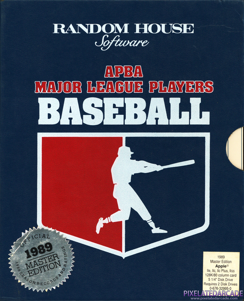 APBA Major League Players Baseball: 1989 Master Edition Cover Art: APBA Major League Players Baseball: 1989 Master Edition Cover Art: