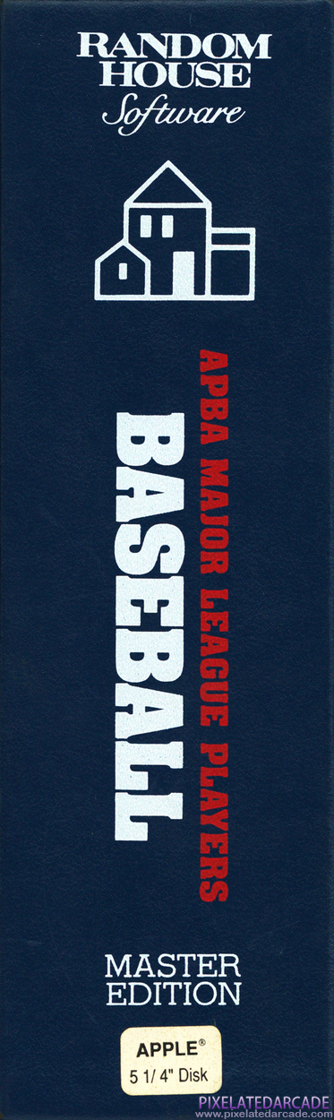 APBA Major League Players Baseball: 1989 Master Edition Cover Art: Left Spine APBA Major League Players Baseball: 1989 Master Edition Cover Art: Left Spine