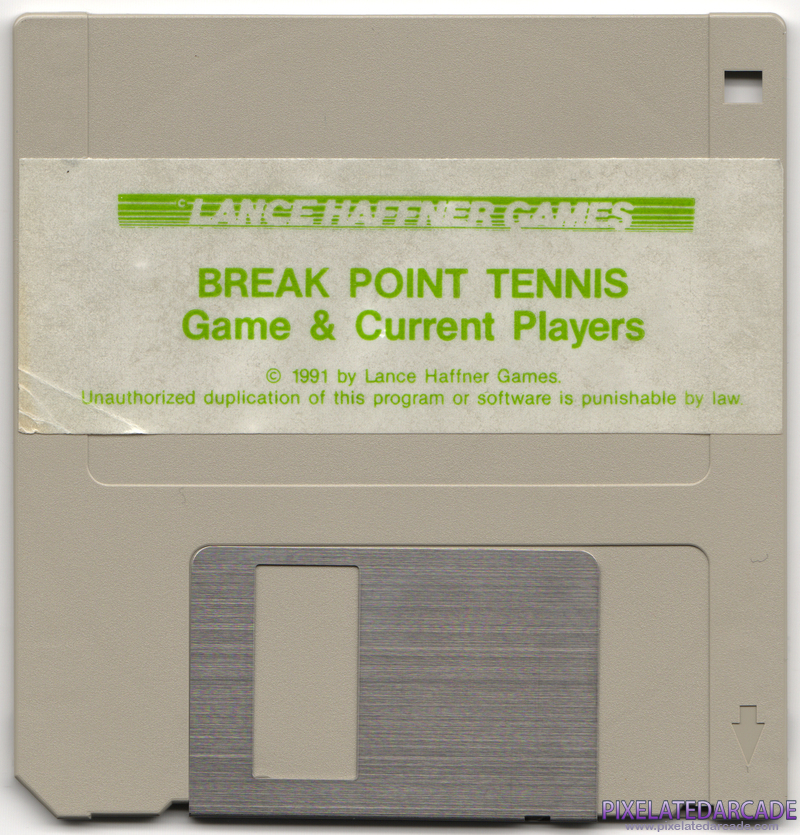Break Point Pro Tennis Cover Art: 