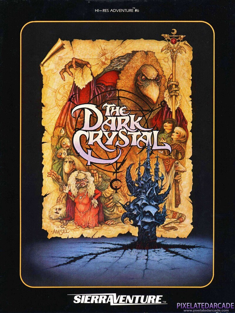 Hi-Res Adventure #6: The Dark Crystal Cover Art: 