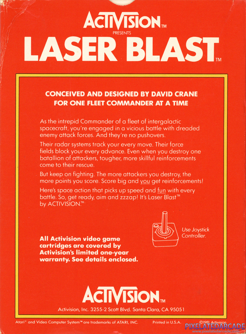Laser Blast Cover Art: Laser Blast Cover Art: