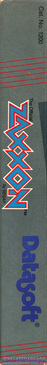 Zaxxon Cover Art: Left Spine Zaxxon Cover Art: Left Spine