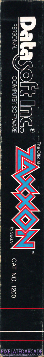 Zaxxon Cover Art: Left Spine Zaxxon Cover Art: Left Spine