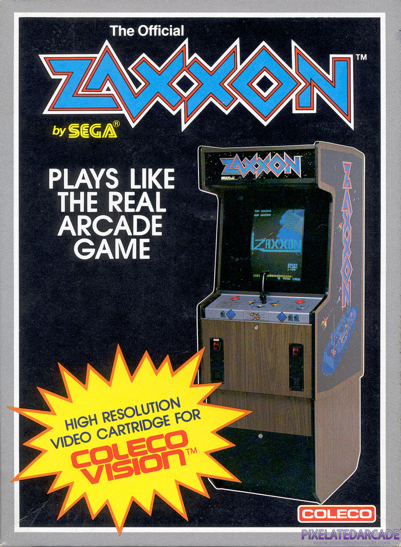 Zaxxon Cover Art: Zaxxon Cover Art: