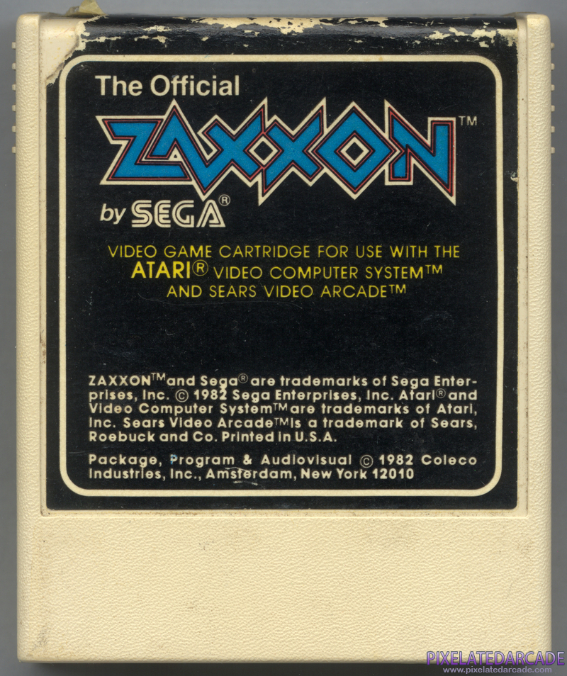 Zaxxon Cover Art: Front Zaxxon Cover Art: Front