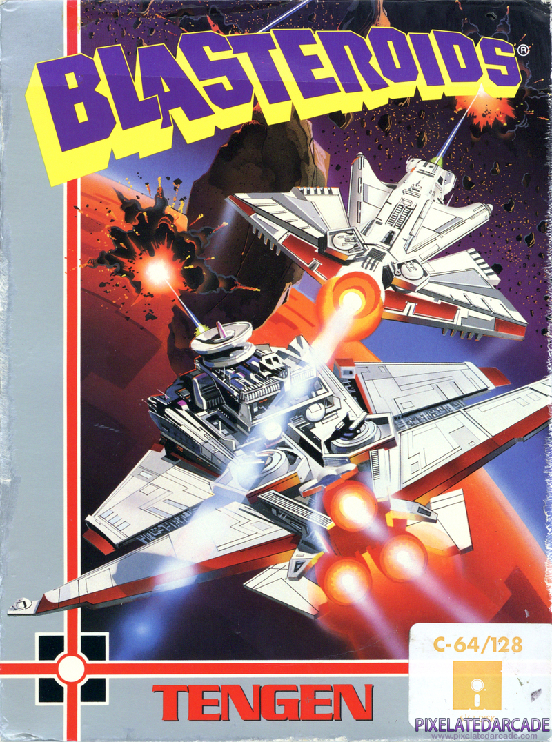 Blasteroids Cover Art: Blasteroids Cover Art: